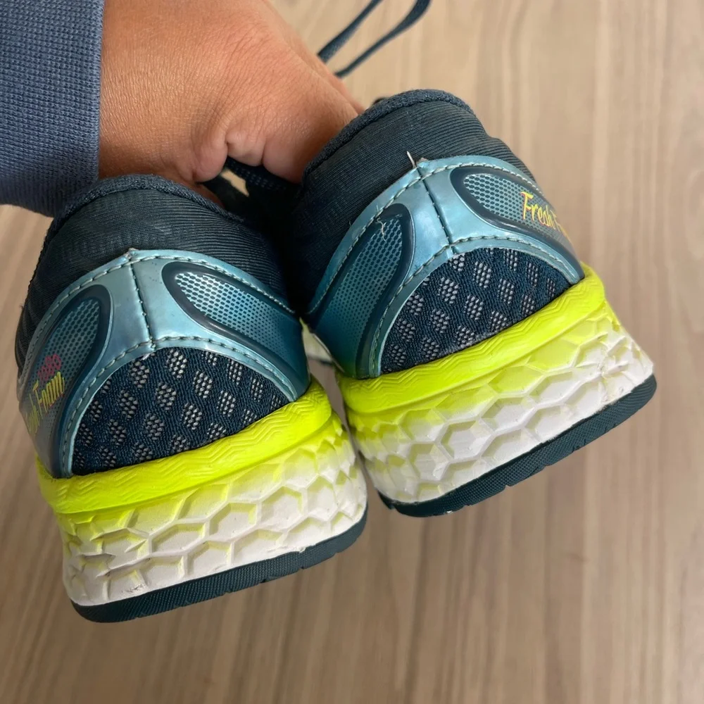 New Balance Women's Athletic Shoes - Blue and Yellow